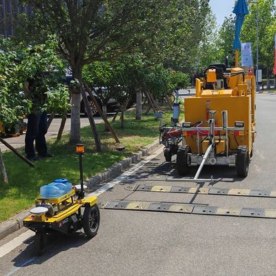 Middle Size Passenger Driving Thermoplastic Road Marking Truck Version Thermoplastic Marking Thickness 1.2-3.0mm