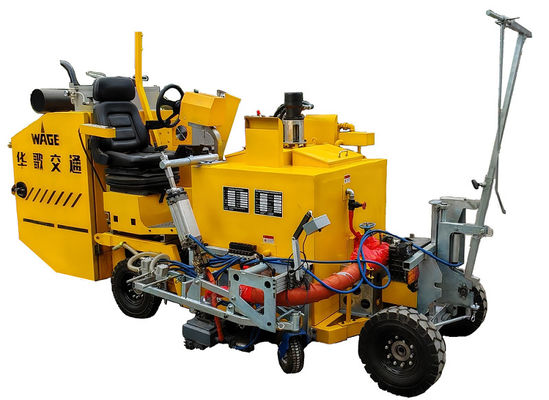 Middle Size Passenger Driving Thermoplastic Road Line Marking Truck