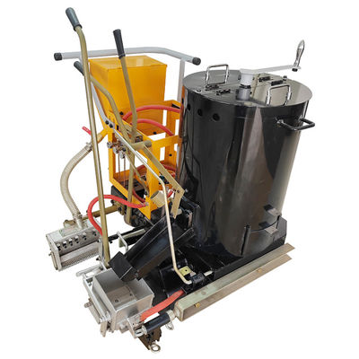 Hand Pushing Thermoplastic Road Line Striping Marking Machine-120kg Paint Capacity