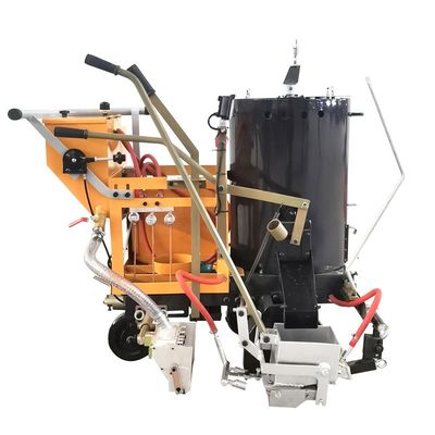 Human Pushing Thermoplastic Road Line Striping Machine