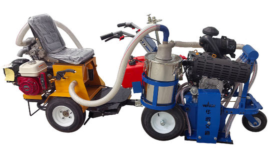 PCD Grinding Road Line Marking Removal Machine With  Suction Recycle