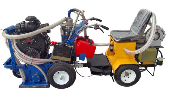 250mm Max Grinding Width Road Marking Removal Machine With PCD Grinding Head and Suction