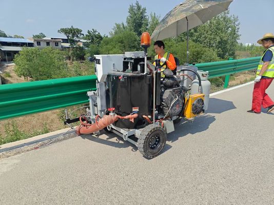 Mini Driving Thermoplastic Road Line Marking Truck Tricycle-Extrusion Marking