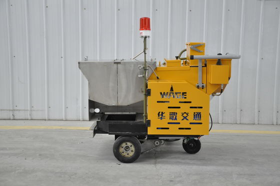 Two Components 2K Raised Line / Rib Line Road Marking Machine- battery pushing