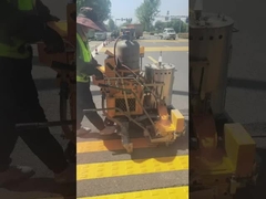 thermoplastic convex road line striping marking machine